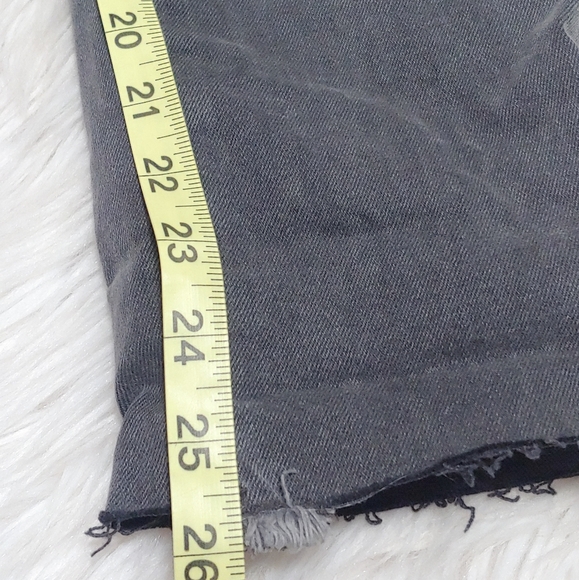 Free People Grey Embroidered Girlfriend Jeans - Picture 5 of 11